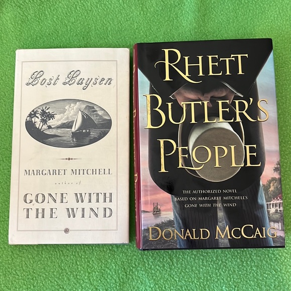 Rhett Butler’s People by McCraig & Lost Laysen by Margaret Mitchell HC/DJ Books - Picture 1 of 7